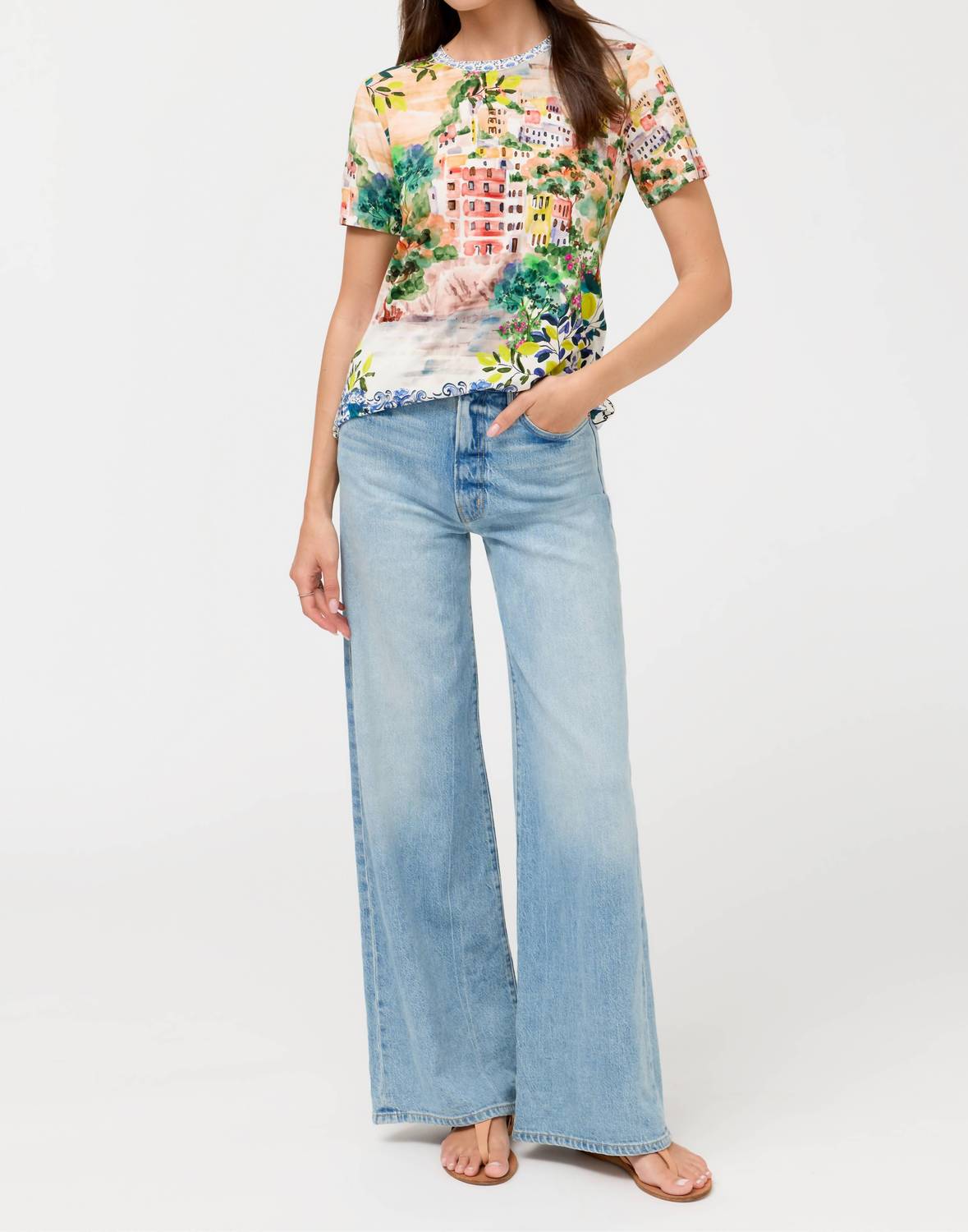 Johnny Was - Janie Favorite Short Sleeve Crew Neck Tee
