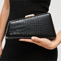 Urban Expressions - Women's Irene Croco Asymmetrical Evening Bag