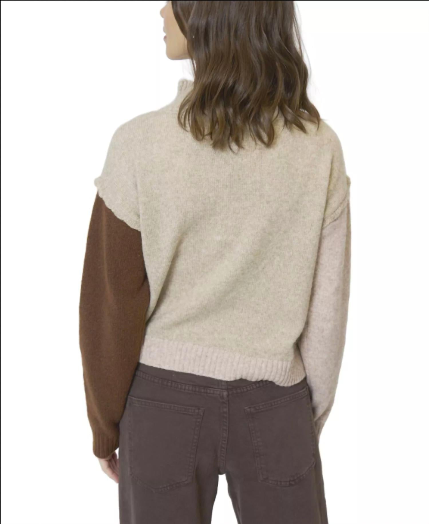 Central Park West - Olivia Ruffle Turtleneck Top