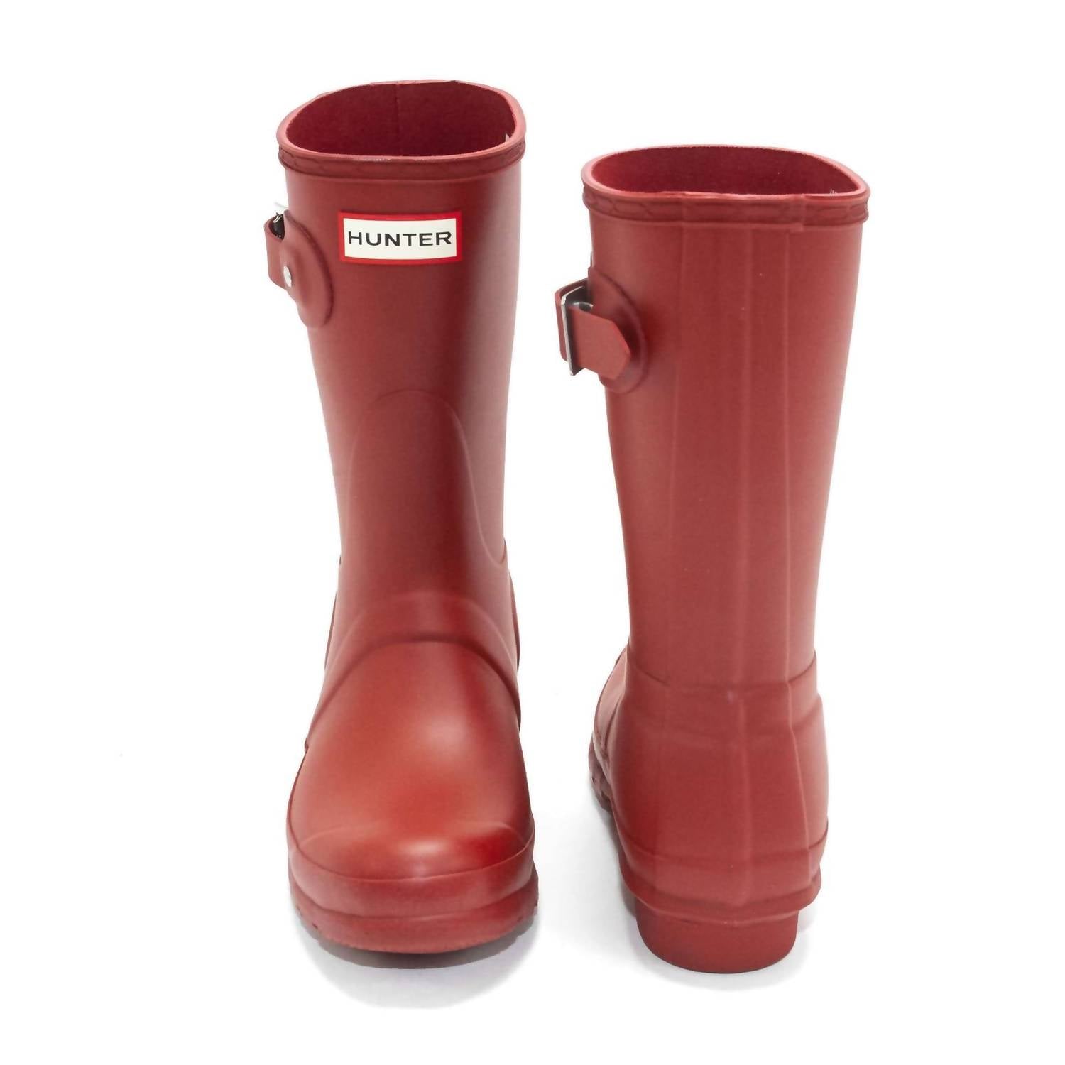 HUNTER Women's Original Short Rain Boots in military red - women's shoe - view 4