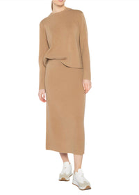 Kinross - Cashmere Rib Skirt
