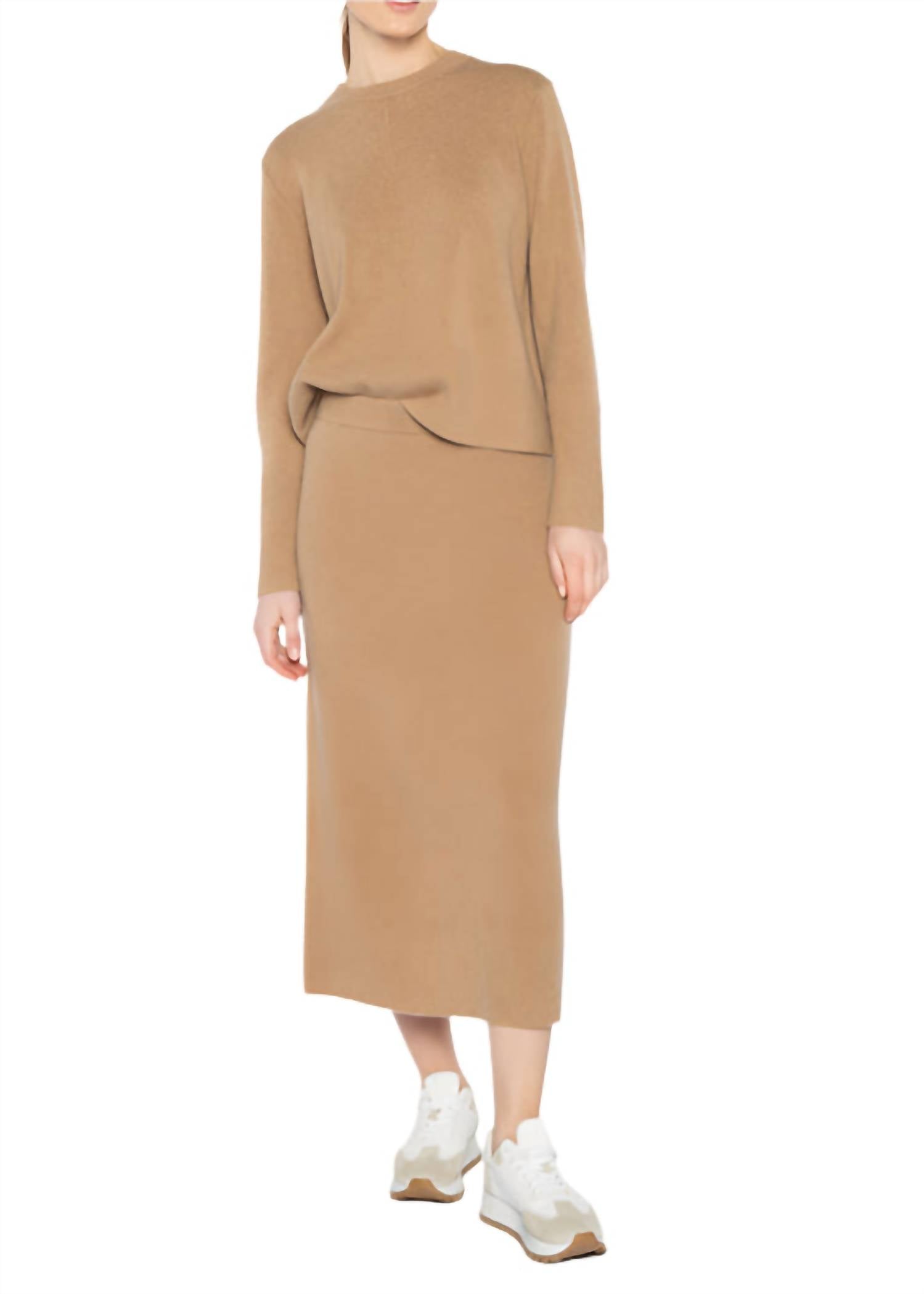 Kinross - Cashmere Rib Skirt