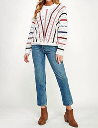 See And Be Seen - Samantha Striped Sweater