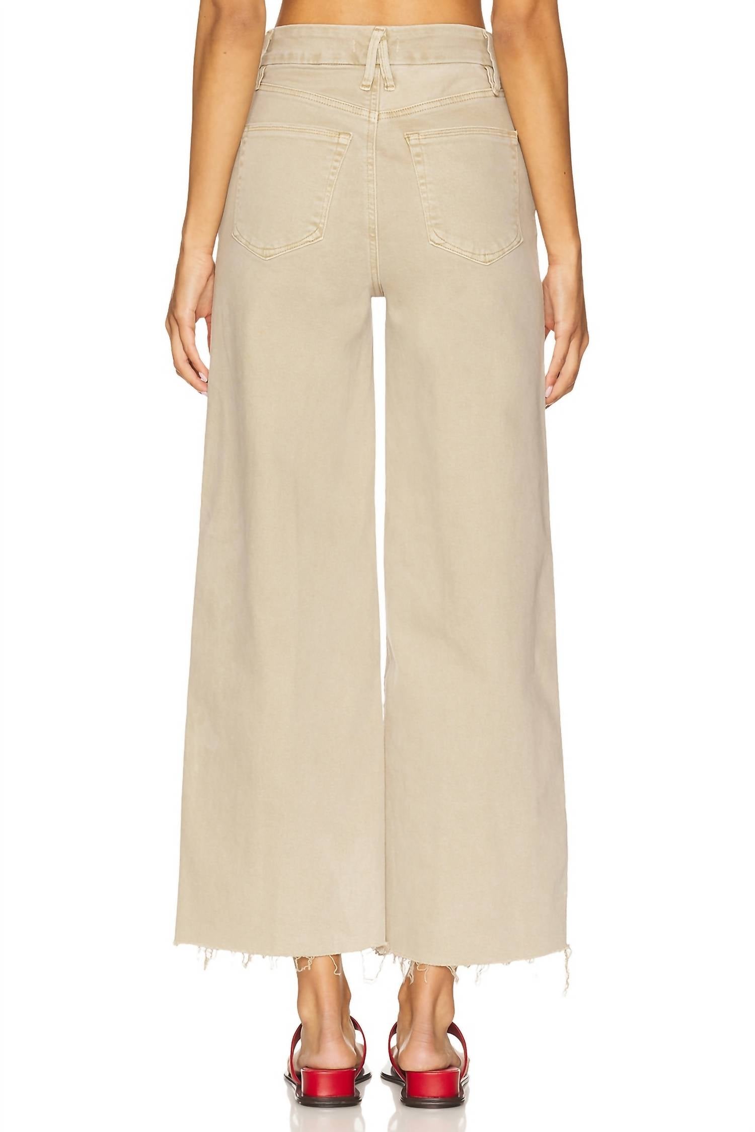 Good American - Good Waist Palazzo Crop Jeans