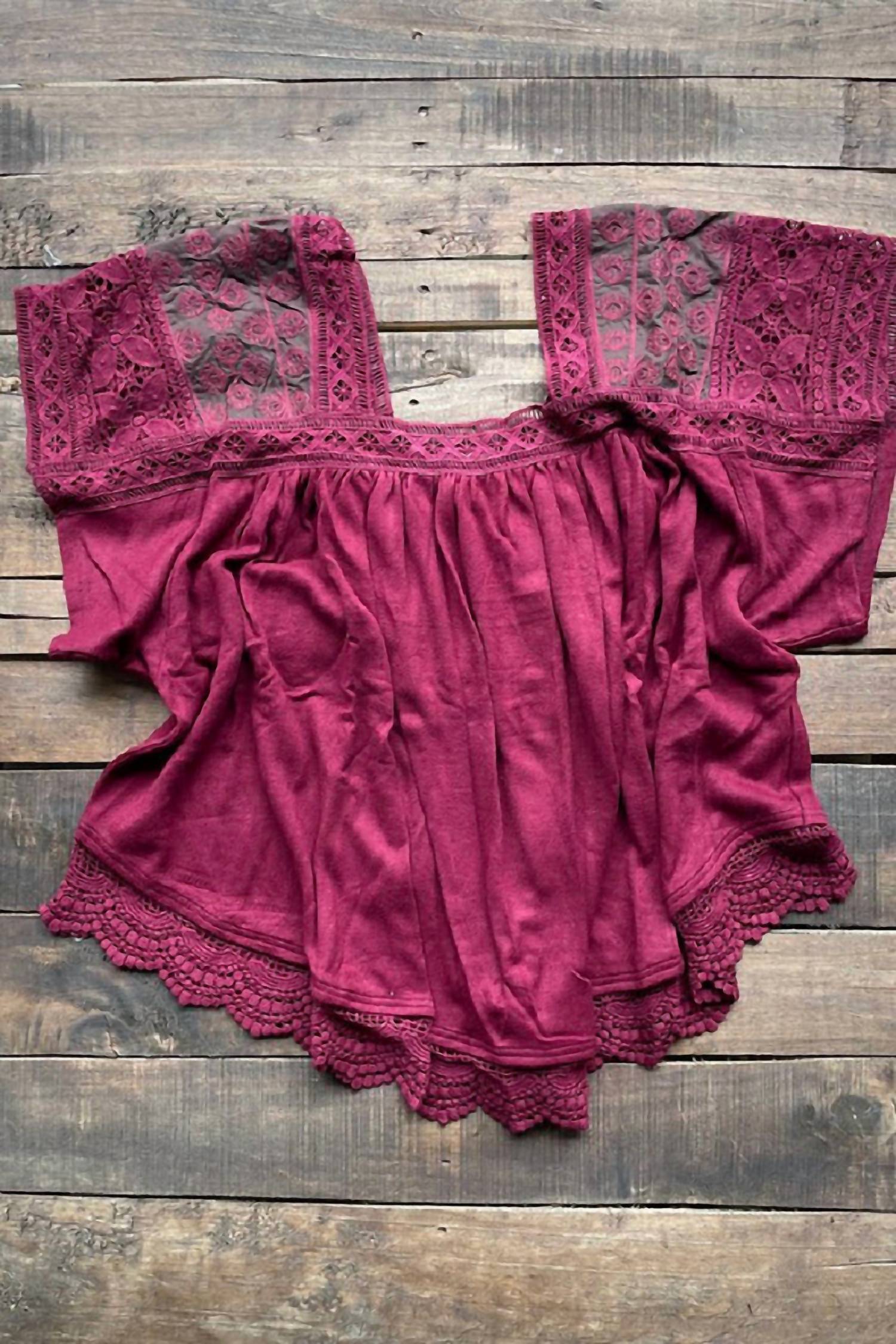 Jaded Gypsy - Windy Meadows One Size Fit Top