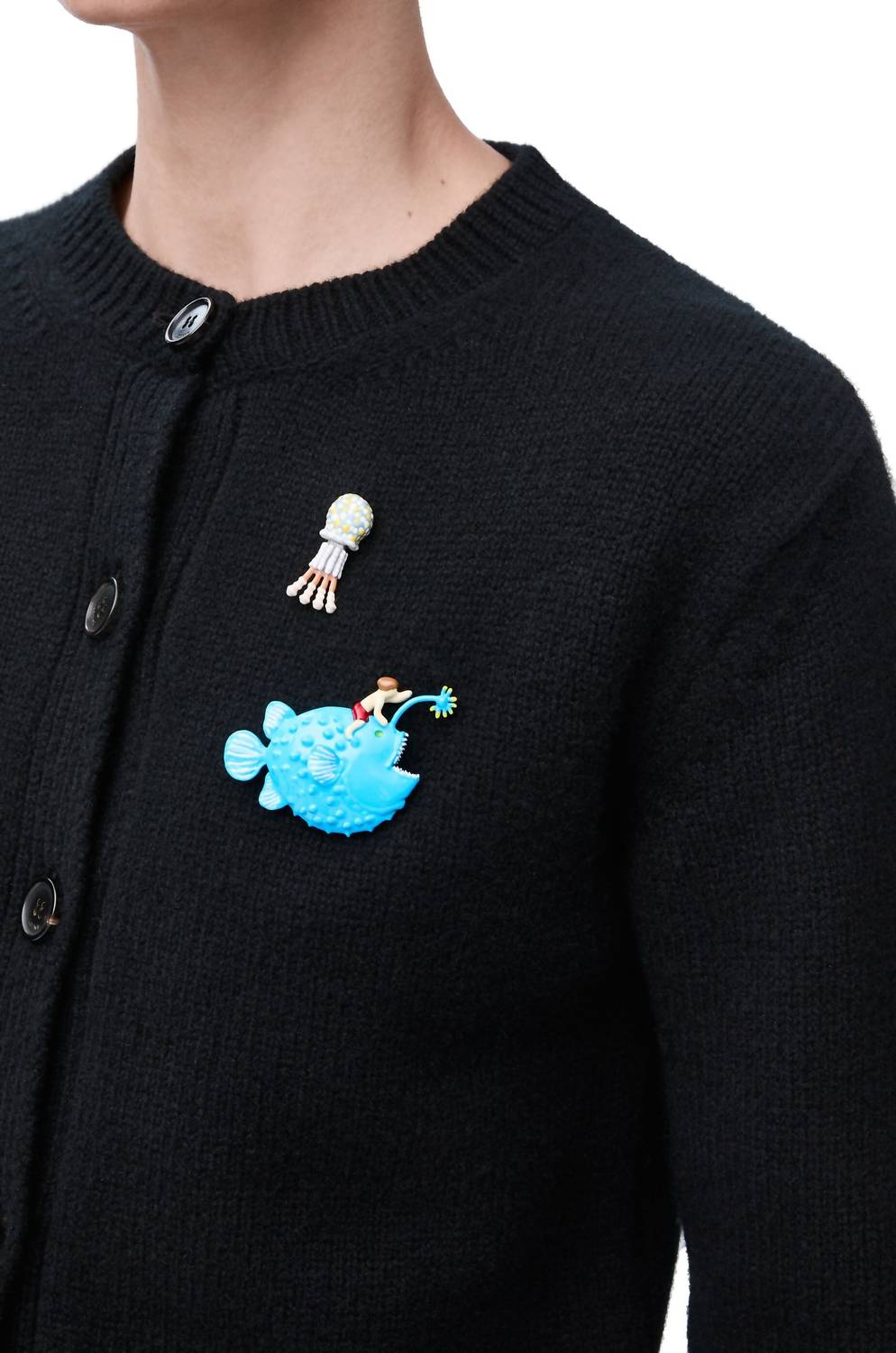 Loewe - Ceramic Pin Cardigan