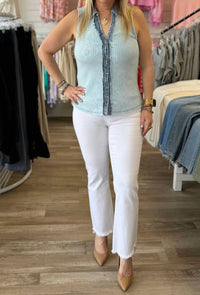 Flying Monkey - High Rise Crop Flare Jeans