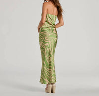 Dress Forum - Swirl Strapless Maxi Dress