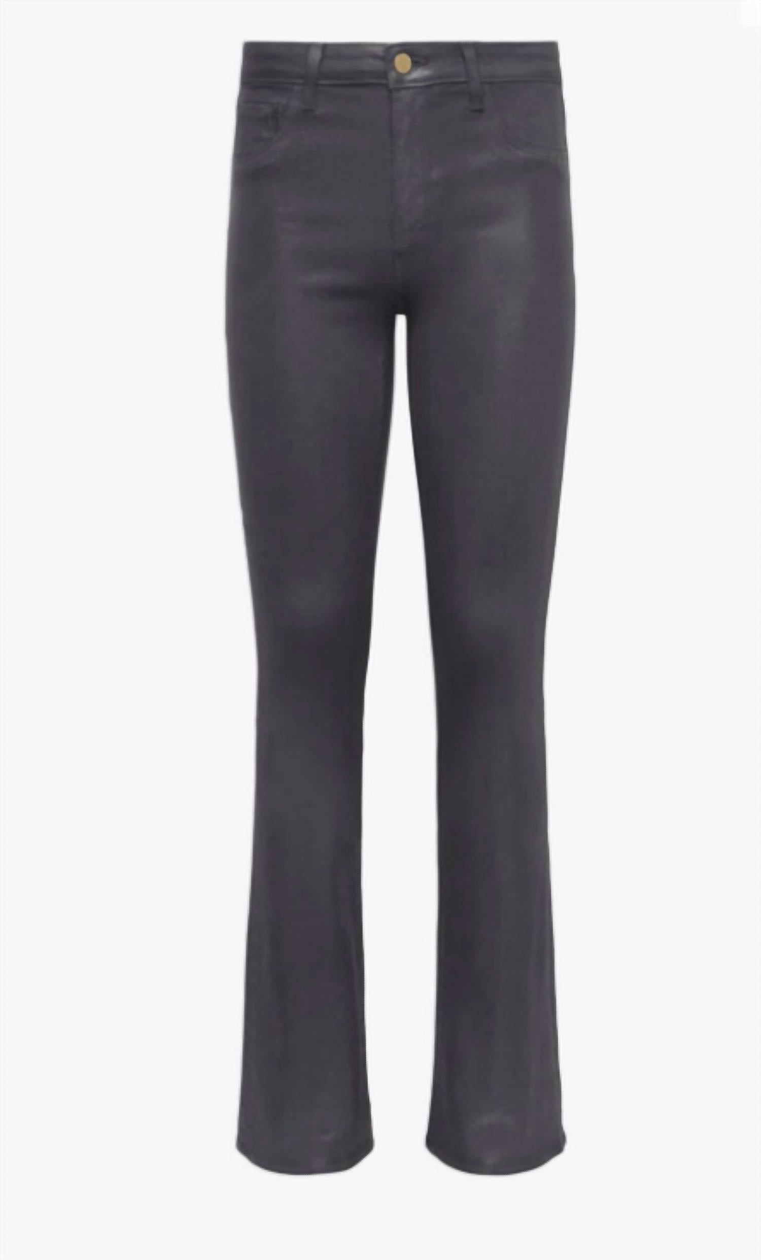 L'Agence - Selma Sleek Coated Baby Boot Jeans