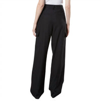 Enza Costa Women's Cargo Trouser in black - women's pants - detail view