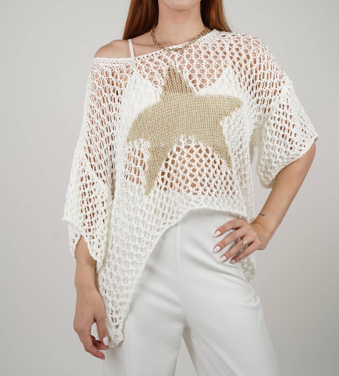 Yolly - Star Sparkle Knit Top