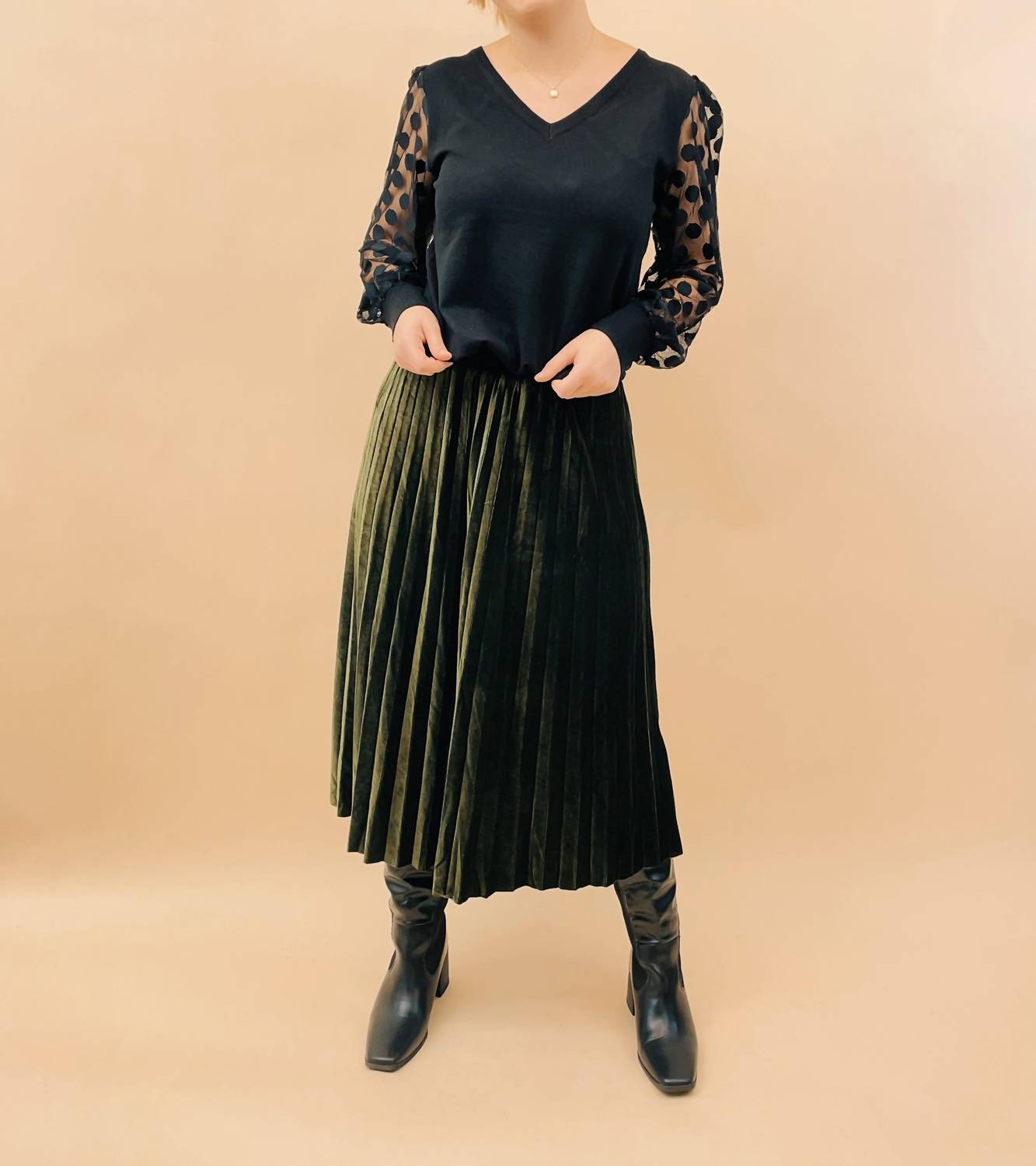 Papillon - Evie Velvet Skirt
