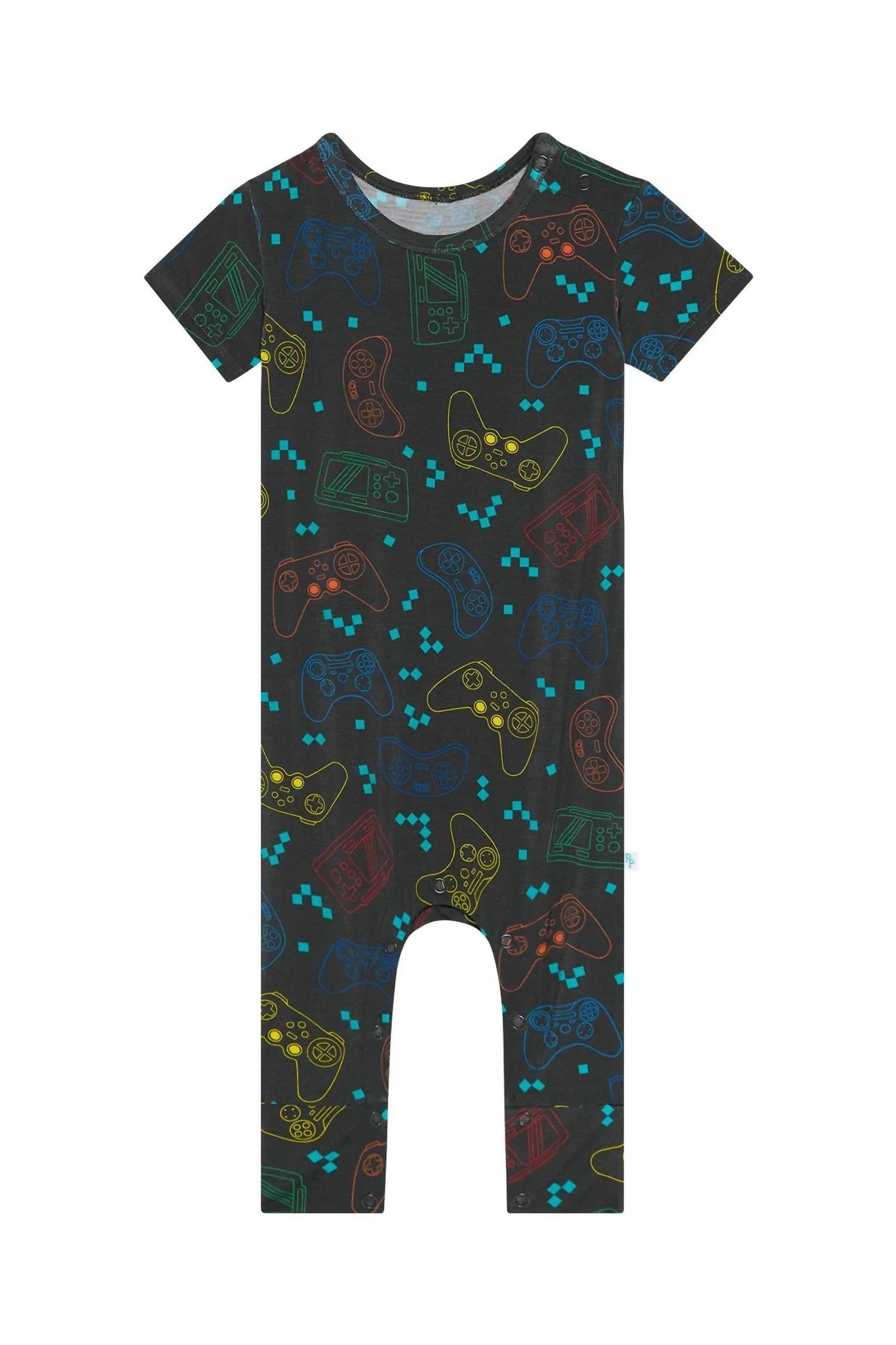 Posh Peanut - Boy's Short Sleeve Basic Romper