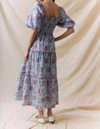 Peach Love - Front Tied Maxi Dress