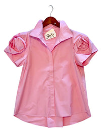 Psophia - Women's Short Sleeve Button Up Shirt