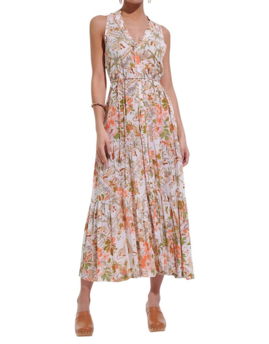 Poupette St Barth - Nana V Neck Long Dress