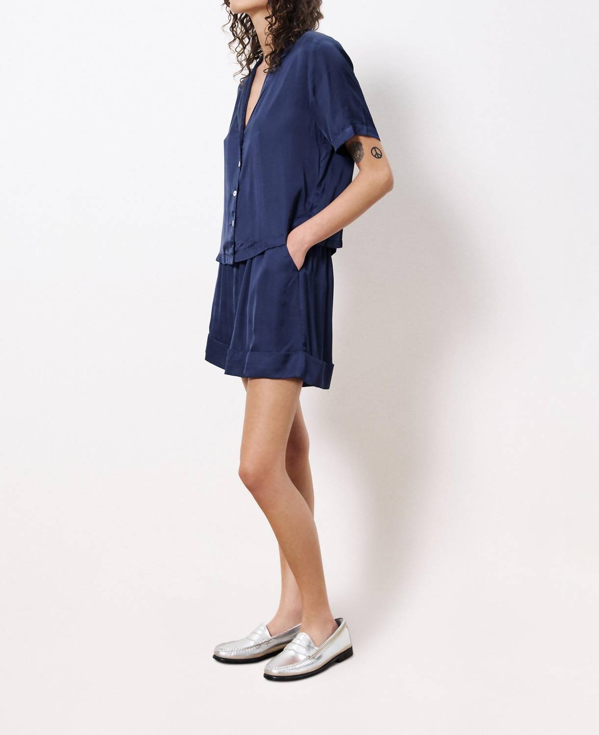 Frnch - Chelly Satin Collared Shirt