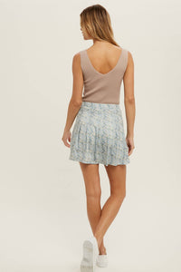 Wishlist - Ribbed Knit Sleeveless Bodysuit
