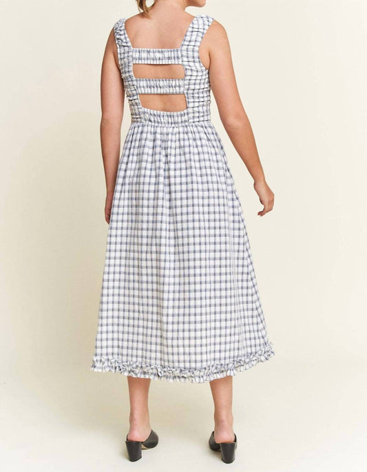 In The Beginning - Savannah Smocked Mini Dress