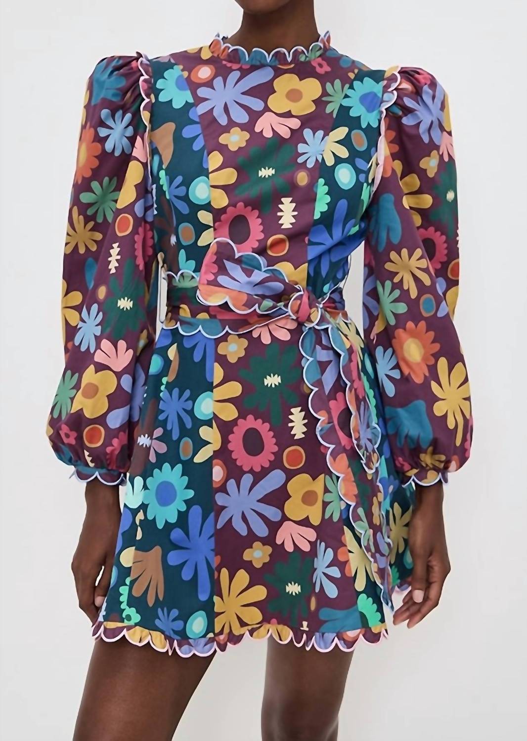 Celia B - Gozo Puff Sleeve Mini Dress