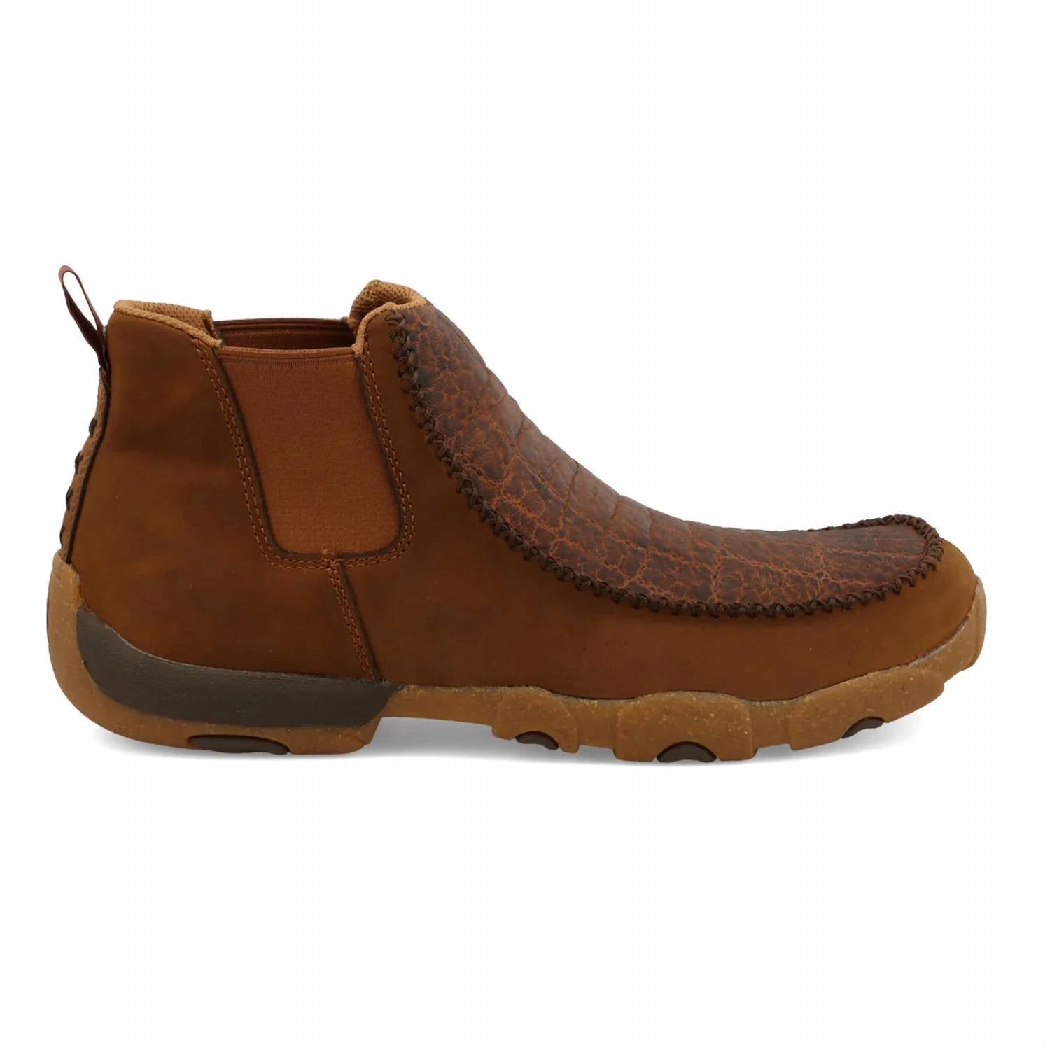 TWISTED X Men's Chelsea Driving Moc Shoes in brown - men's loafer - alternate view