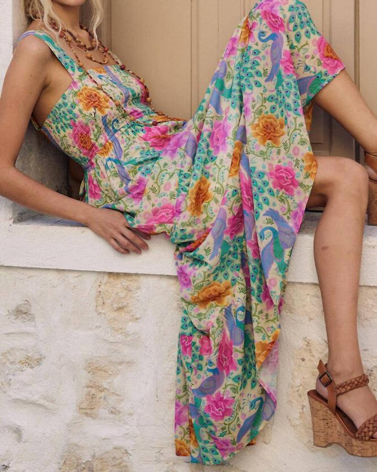 Spell - Boheme Strappy Maxi Dress
