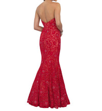 Blush Prom - Lace Strapless Mermaid Gown