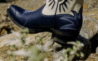 Desert Bloom - Women's Prickly Pear Sapphire Lace Boots