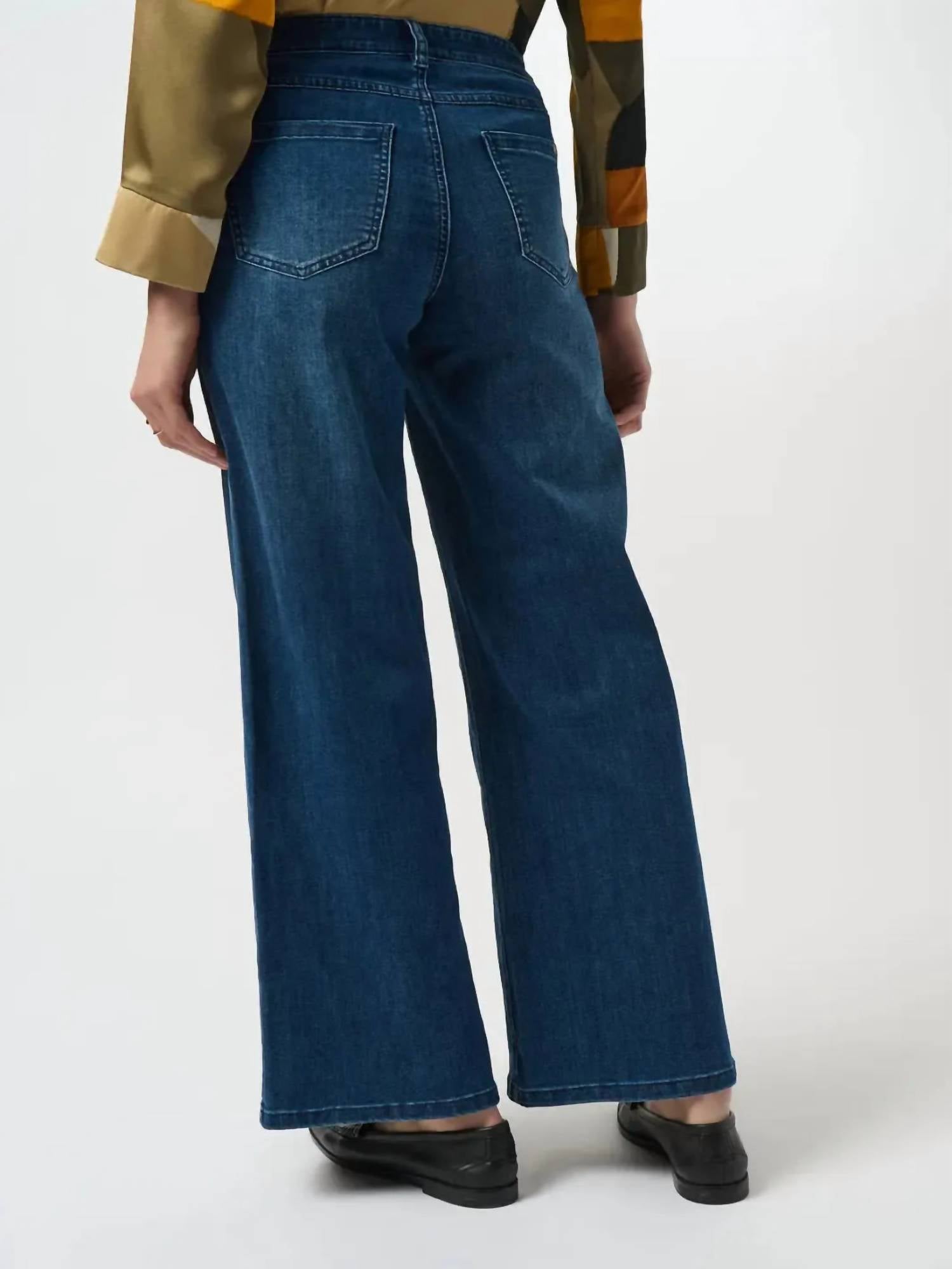 Joseph Ribkoff - Goldie Classic Wide Leg Stretch Jeans