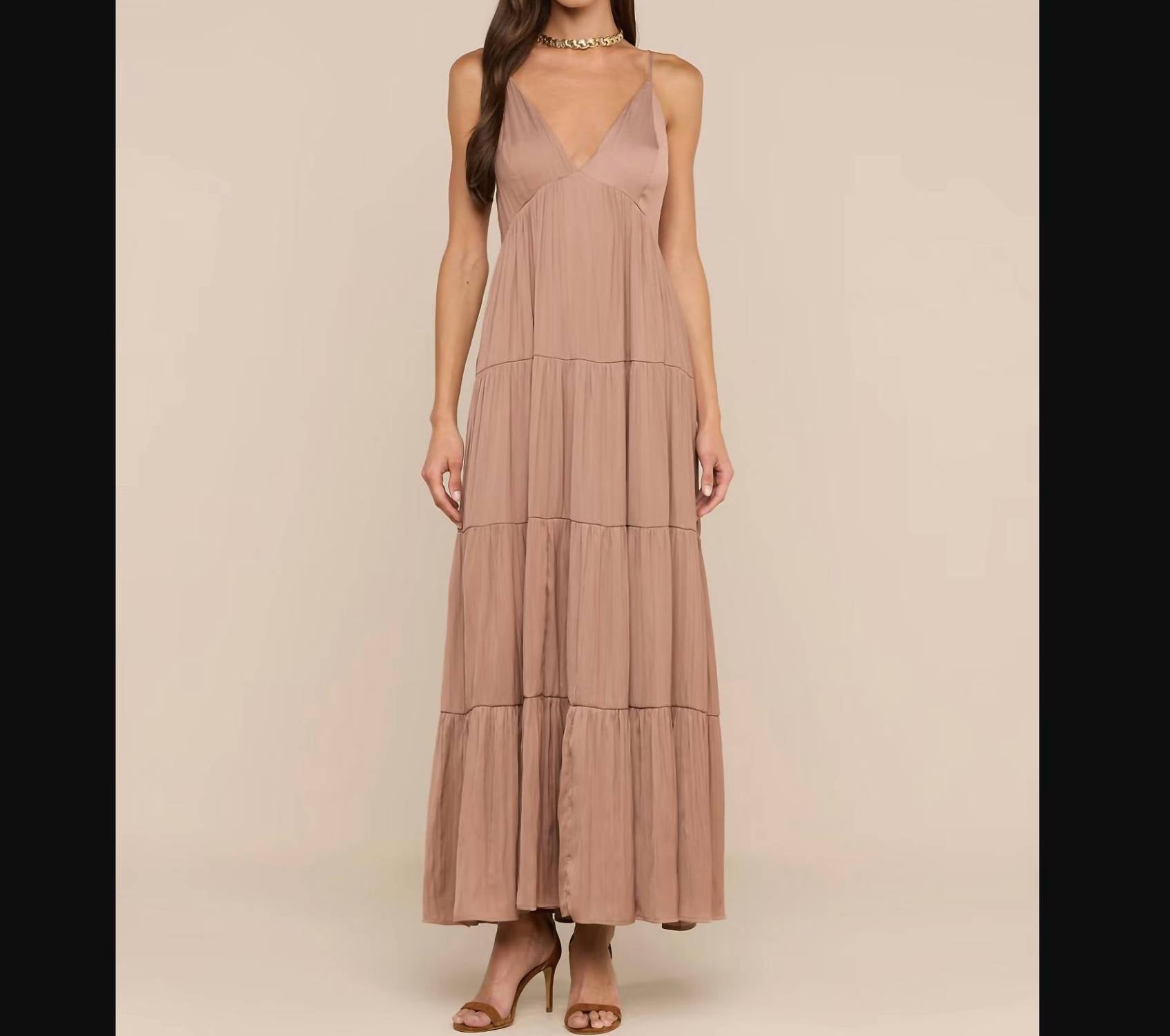 L'Agence - Women's Lua Tiered Maxi Dress