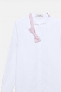 DOROTHEE SCHUMACHER Pure Power Shirt in white lilac - women's shirt - view 6