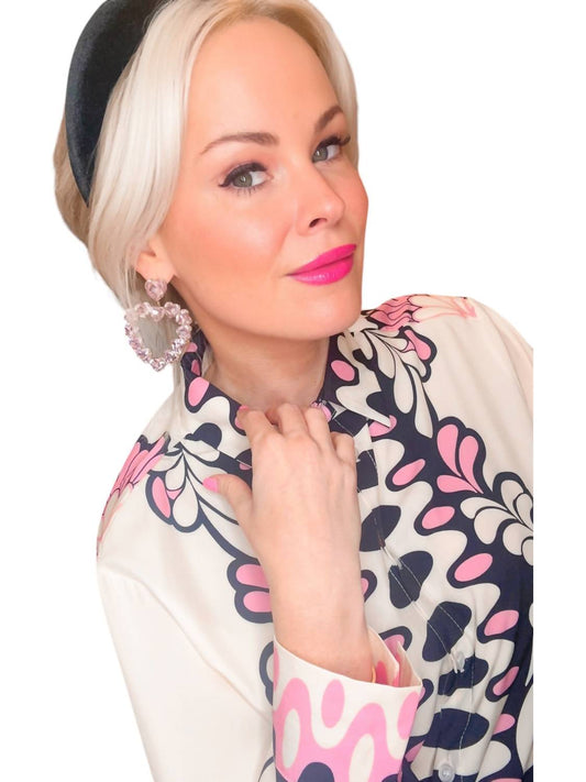 Brianna Cannon - Women's Crystal Heart Earrings