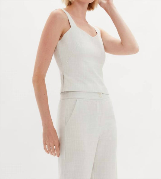 Ecru - Blakely Cropped Layering Top