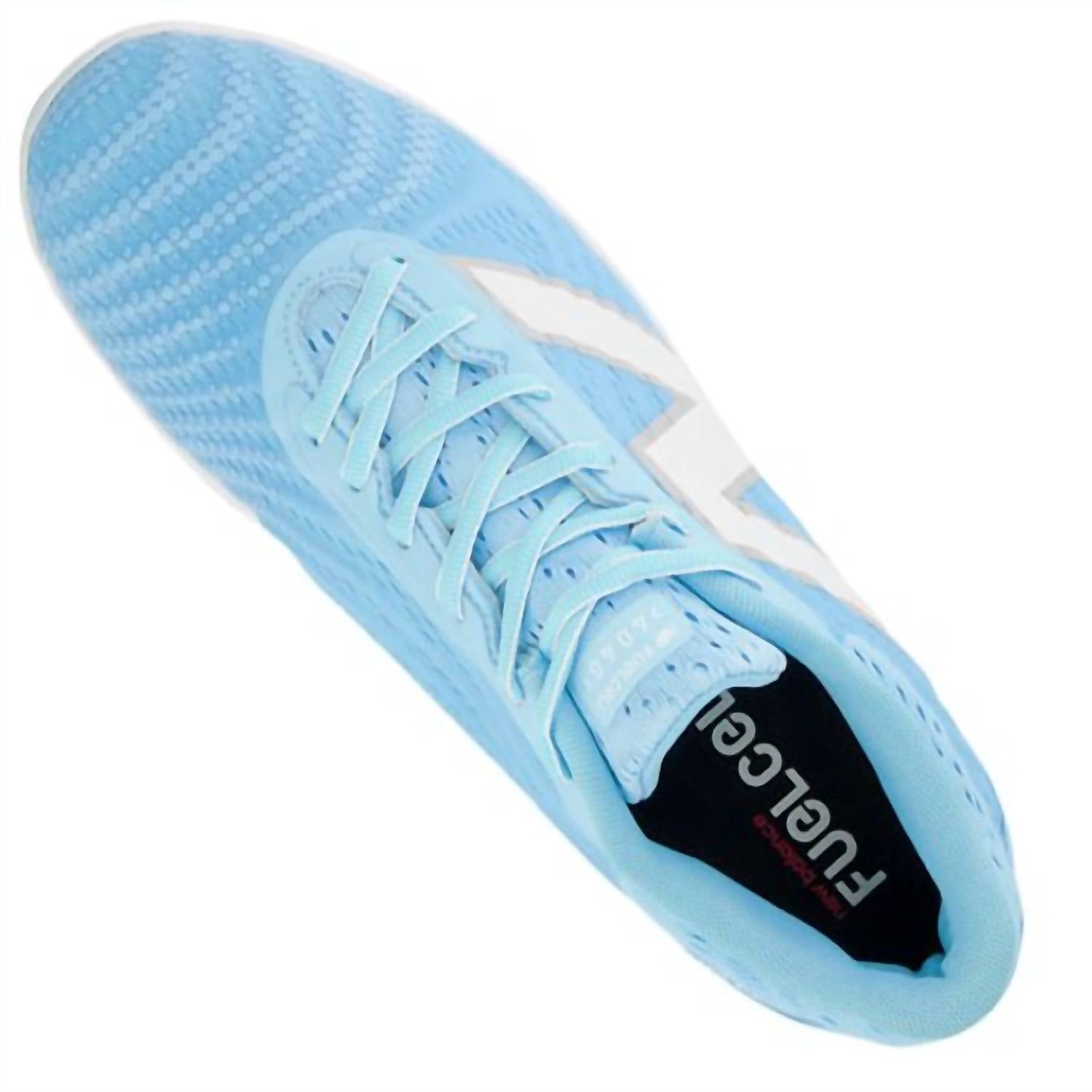 New Balance Men's Fuelcell 4040 V7 Molded Cleats in carolina blue - men's shoe - view 4