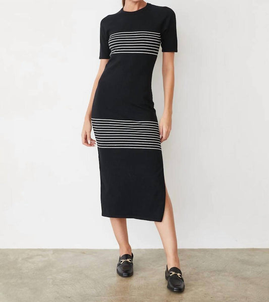 Monrow - Light Soft Knit Stripe Dress