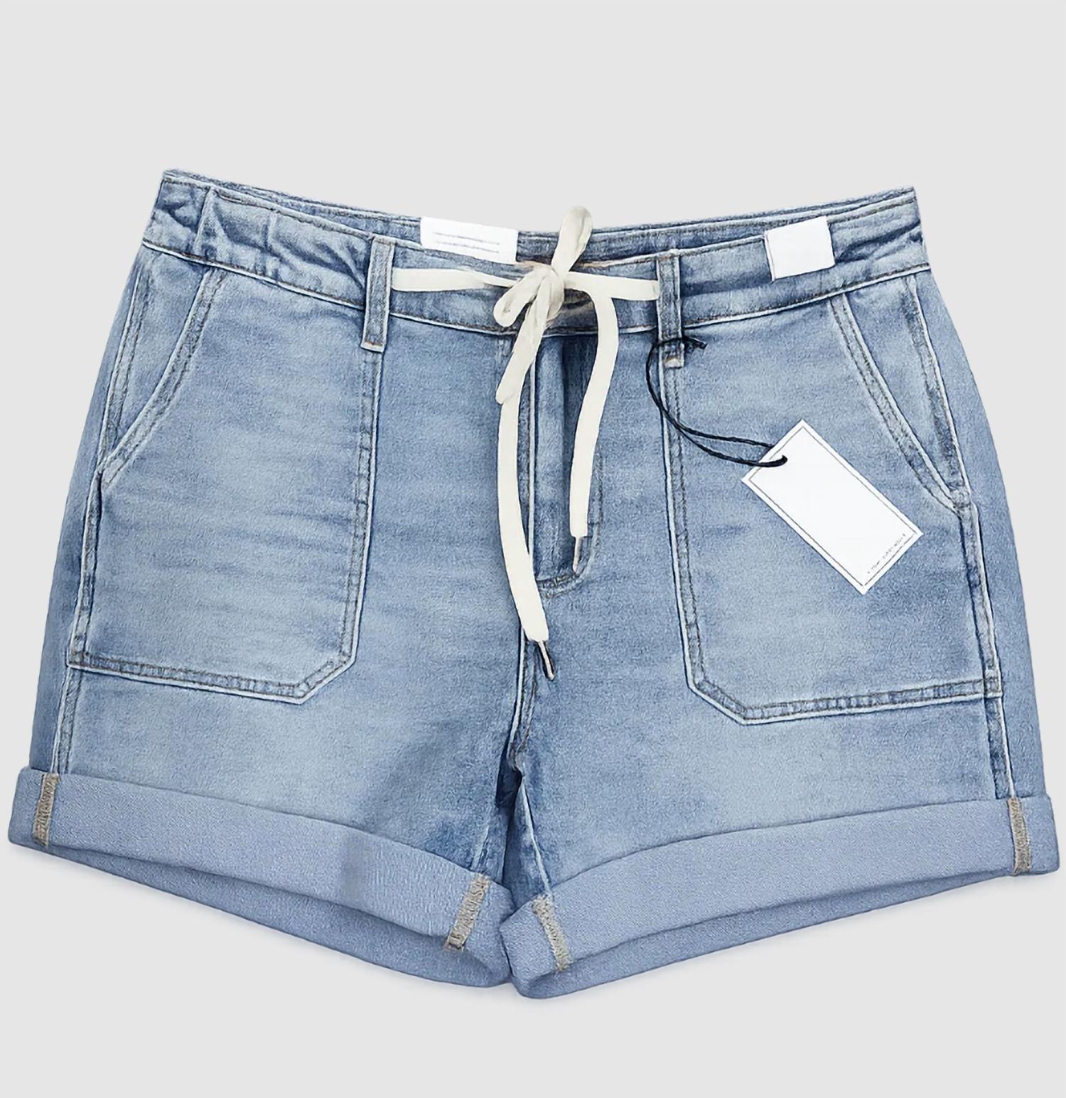 Judy Blue - Women's Myli High Waisted Cuff Jogger Shorts