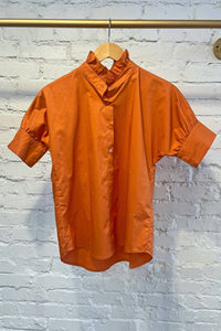 Heidi Houston - Short Sleeve Ruffle Shirt