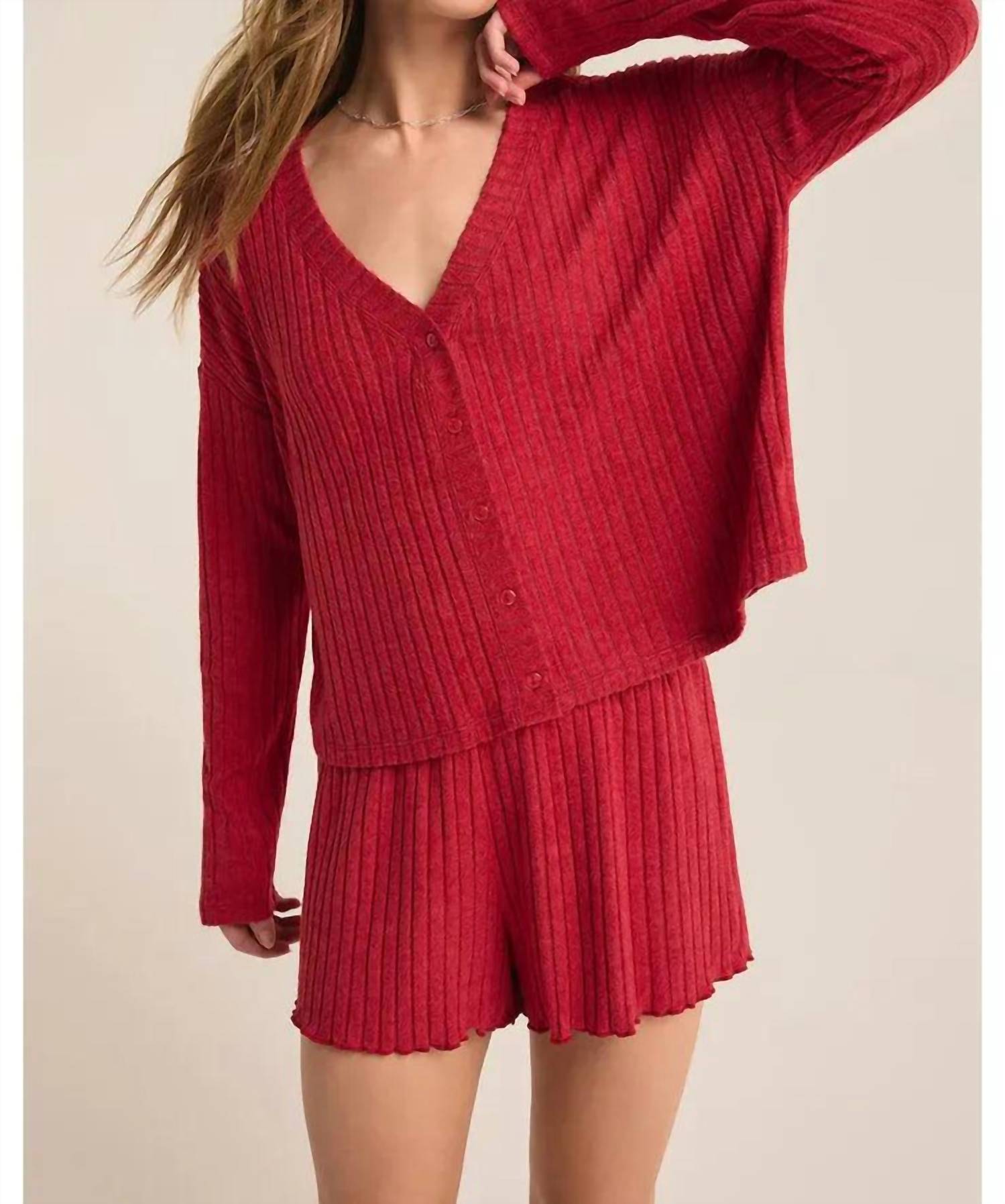 Z Supply - Dawn Smocked Rib Short