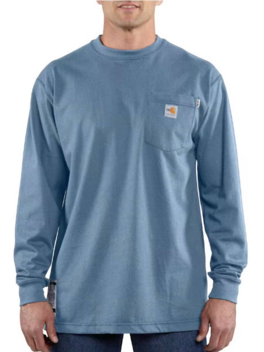Carhartt - Men's Flame Resistant Cotton Long Sleeve T-shirt. - Tall