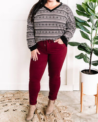 Judy Blue - Denim Cuffed Joggers Jeans