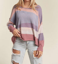 Adora - Multi Stripe Sweater