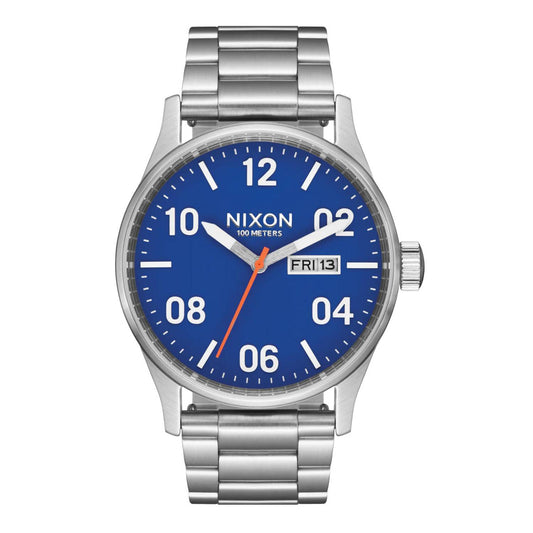 Nixon - Men's Sentry Stainless Steel Day/date Watch
