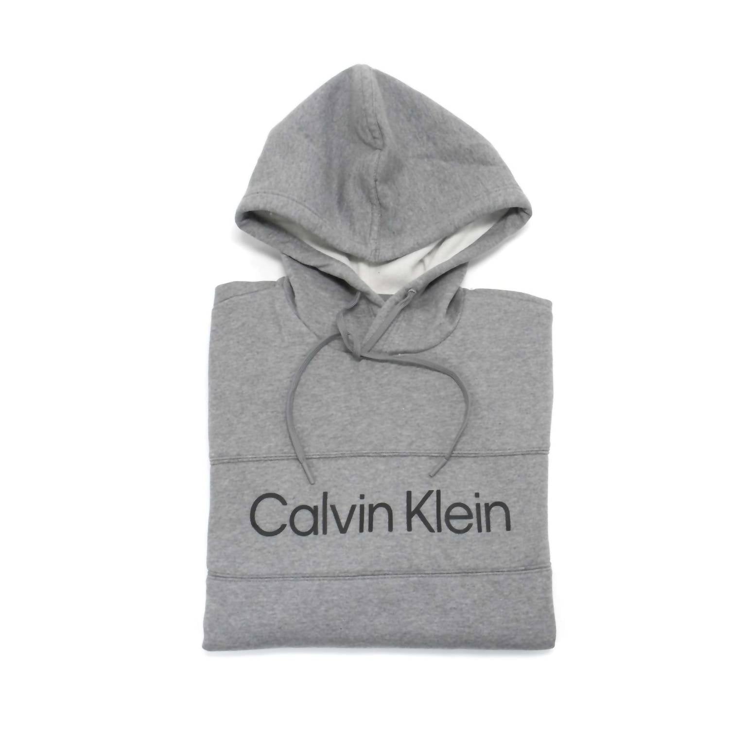 Calvin Klein - Men's Long Sleeve Iconic Logo Piping Pullover Hoodie