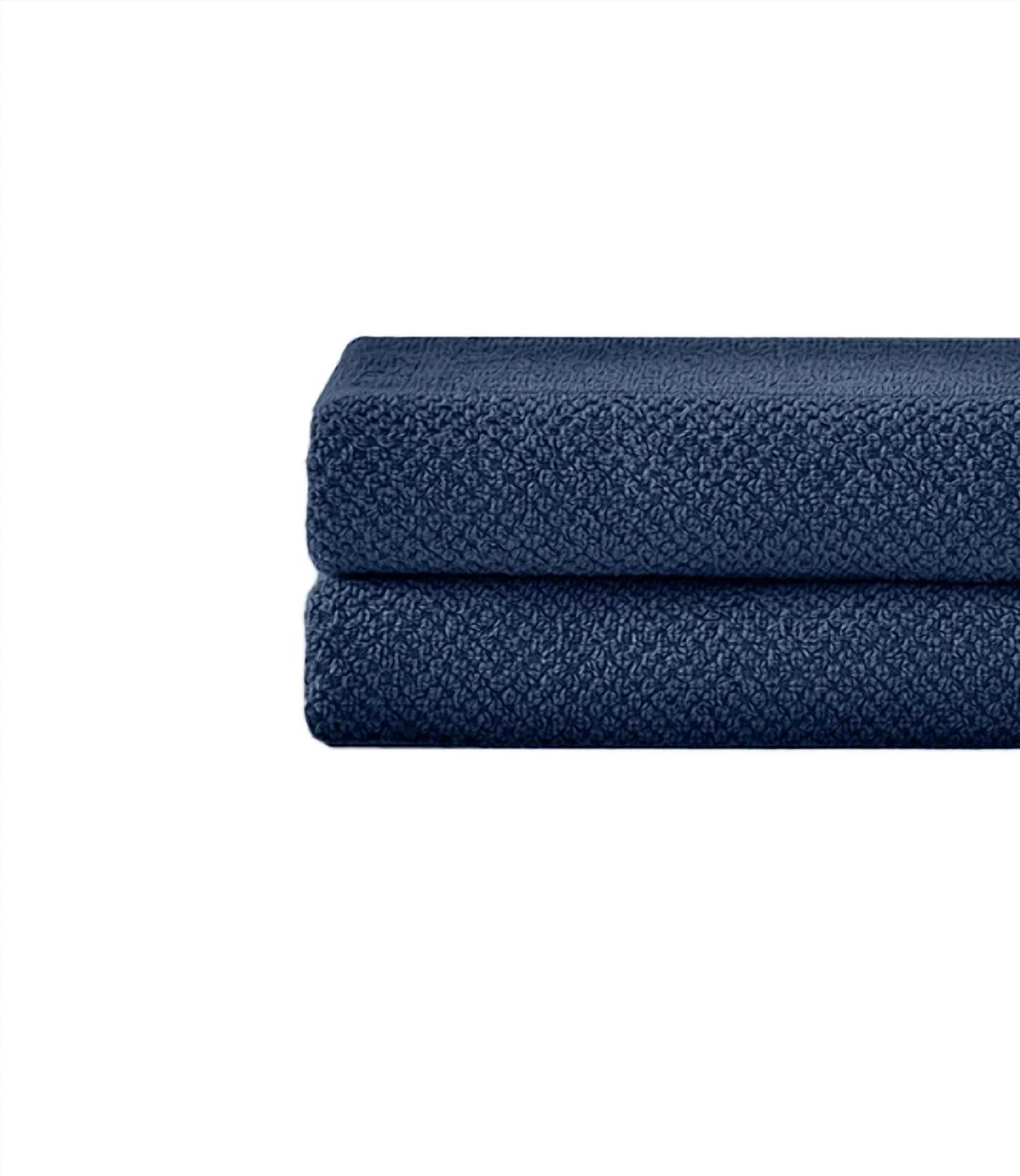 Under The Canopy - Textured Organic 2 Piece Hand Towel Set