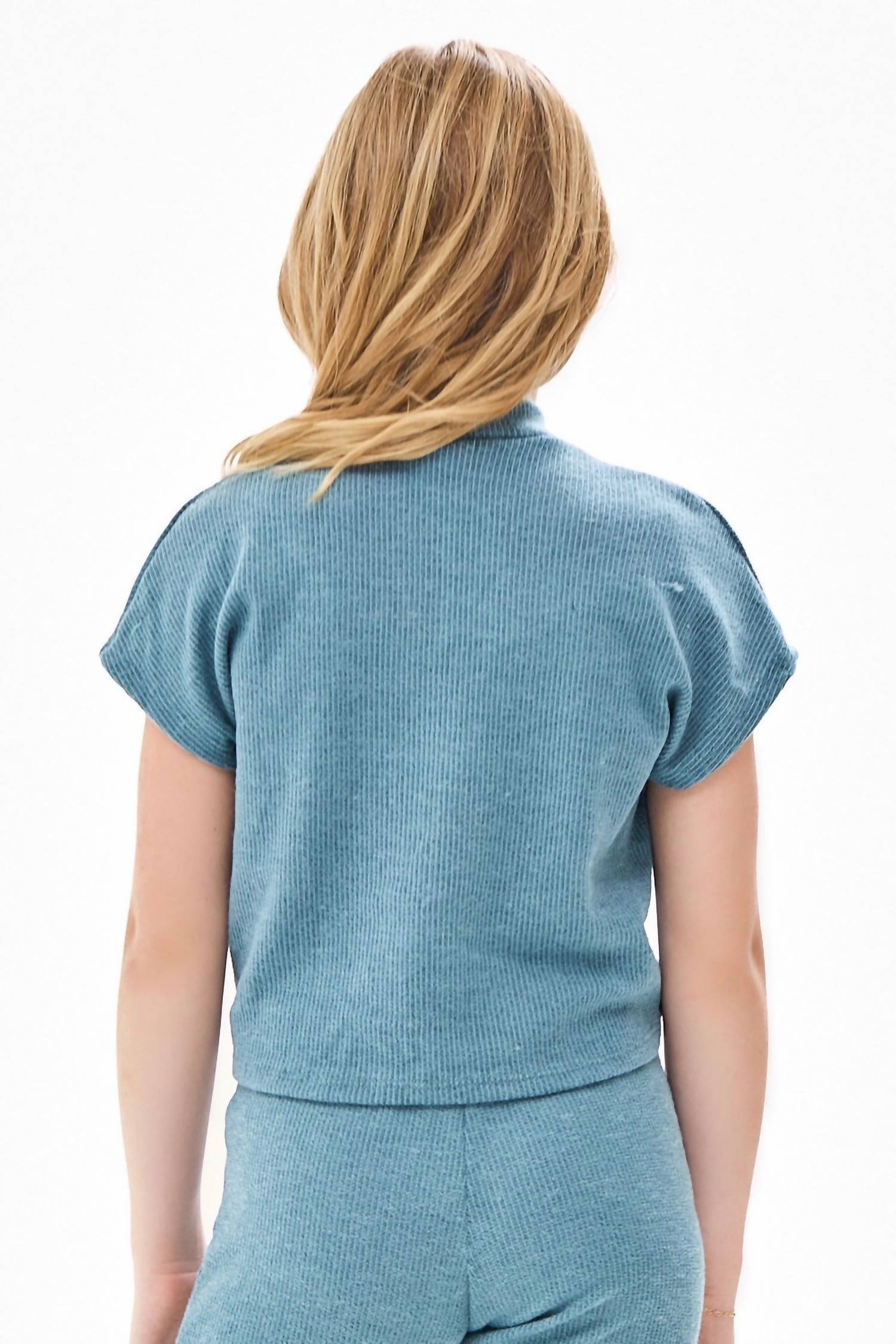 Good Girl - Berkely Knit Mock Neck Top