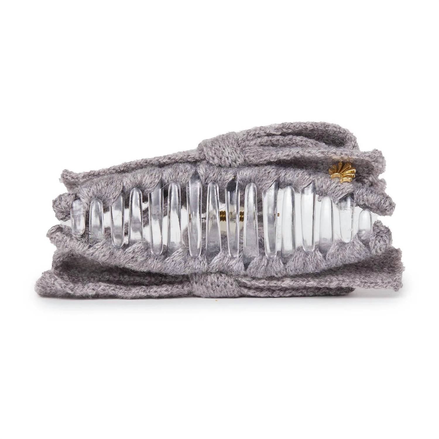 Lele Sadoughi - Cable Knit Bow Claw Clip