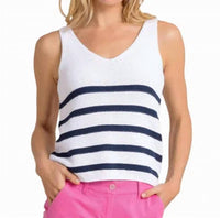 Southern Tide - Alli Striped Sweater Tank