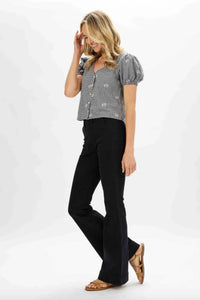 Judy Blue - High Waist Pull On Trouser Jeans