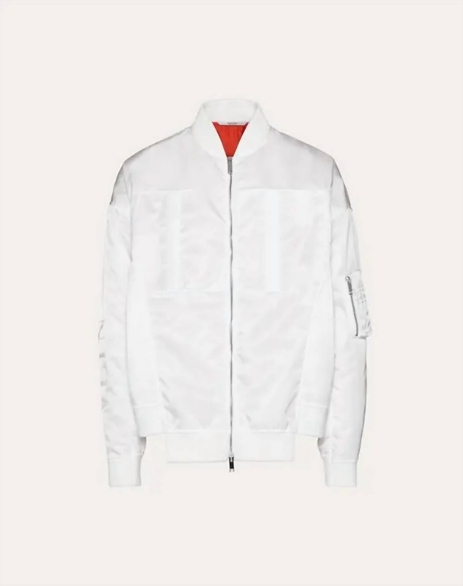 Valentino - Raised Vltn Bomber Jacket