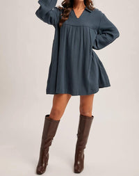 Hem & Thread - Collared Babydoll Dress